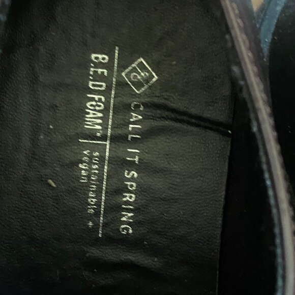 Chunky Lace-Up Platform Patent Shoes - Brown - Picture 9 of 9